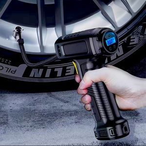 120W Car Air Inflator Pump, Wireless/Wired Electric Handheld Car Tire Inflatable